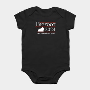 Bigfoot 2024 - Make America Believe Again! Baby Bodysuit